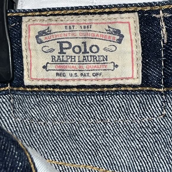 Polo Boho Western Denim Skirt Short Mini Dark Wash Size 4, Waist 30” Length 15” - Picture 7 of 11